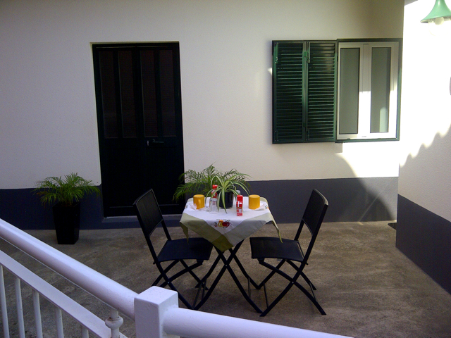 The terrace